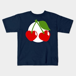 Cherry Hearts Actual Kids T-Shirt